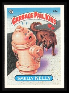 SMELLY KELLY 1985 Garbage Pail Kids Series 2 #43a