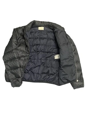 Jaqueta bolha Gucci, jaqueta de lona GG - Imagem 1 de 4