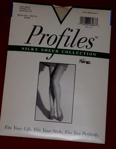 Pantimedias HANES PROFILES sedosas transparentes puntera mejorada apenas negras CD  - Imagen 1 de 3