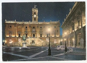 ANNI '50 ALFA ROMEO 1900 + TOPOLINO GIARDINETTA FOTO CARTOLINA CAMPIDOGLIO NVG - Picture 1 of 2