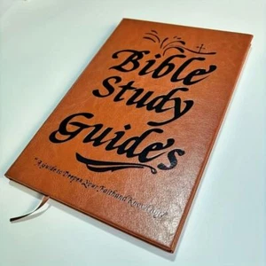 Artificial Leather Bound Bible Book Summary Guide 66 Pages Study Guide - Picture 1 of 6