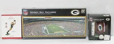 Green Bay Packers Sports Package-Stadium Puzzle, Dice Game +Nelson  Ornament - Image 1 of 4