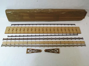 OO LASER CUT T SECTION GIRDER BRIGDE WOODERN KIT 3MM MDF 58CM LONG MIB (k783) - Picture 1 of 4