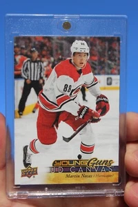 2017-18 Martin Necas UD YG Young Guns Canvas #C225 Rookie RC *Colorado* #2 - Bild 1 von 2