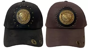 Cappello Berretto Puccini Vintage Metallo Emblema Logo Moda Puccini con Chiusura in Metallo - Foto 1 di 6
