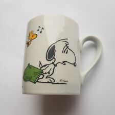 Snoopy I Think I'm Allergic To Morning VTG 1965 Ceramic Coffee Tea Mug Peanuts