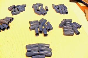 qty 65 - Blue Wire Connectors Wire Twist Connectors, Screw Nuts Winged Nut New - Picture 1 of 5