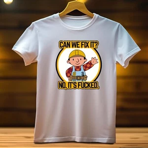 Funny Builder T Shirt, Gift T-Shirt, Fancy Tee Unisex Kids Adult Top - Picture 1 of 9