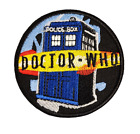 Iron On Patch featuring Doctor Who Police Call Box