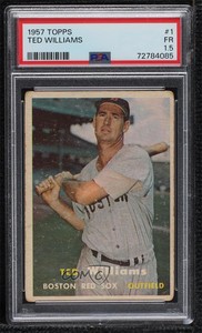 1957 Topps Ted Williams #1 PSA 1.5 HOF