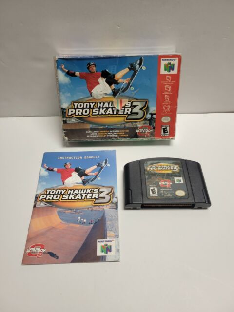 Tony Hawk's Pro Skater 3 (Nintendo 64, 2002) for sale online