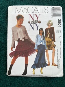 3804 McCall's ~ Pattern Size is 11/12-17/18 ~ ~ ~ ~ ~ Listing MP 44 - Picture 1 of 2