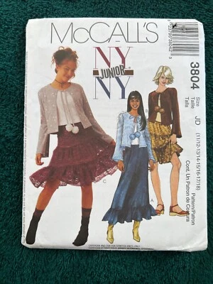3804 McCall's ~ Pattern Size is 11/12-17/18 ~ ~ ~ ~ ~ Listing MP 44 - Image 1 of 2