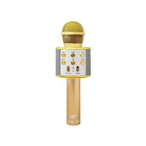Microfono Bluetooth con altoparlante rosa-oro LTC MIC100 - Imagen 1 de 3