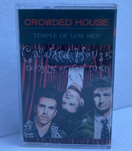 JAPANESE Crowded House - Temple Of Low Men Rare Cassette Tape JAPAN Label - Picture 1 of 11