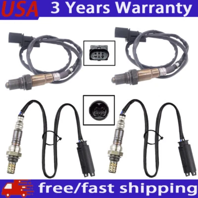 Sensor de oxígeno aguas arriba+aguas abajo 4 piezas para BMW 760i 2003-06 BMW 760li 2004-06 6,0 l V12 Foto 1 de 4