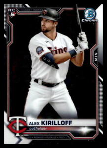 2021 Bowman Chrome 3 Alex Kirilloff Twins  Rookie Baseball Card