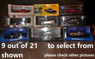 SELECTION JAGUAR 1/43 scale cars Diecast or Resin neo models matrix ixo   - Image 1 of 4