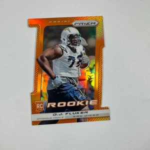 D.J. Fluker 2013 Prizm Rookie Orange Die-Cut Prizm #d 03/50 RC - Picture 1 of 2