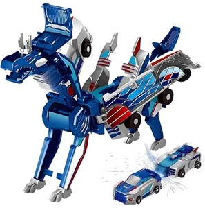 Dinosaurier verwandelt Auto Spielzeug, magnetische Autos verwandeln sich in Dinosaurier, Spaß - C... - Bild 1 von 1