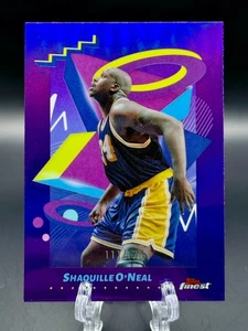 2024-25 Shaquille O'Neal Topps Finest Purple Refractor #111/125 Lakers - Picture 1 of 2