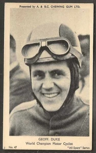 A&BC - ALL SPORTS (M120) 1954 - #047 - MOTORRAD - GEOFF DUKE - Bild 1 von 2
