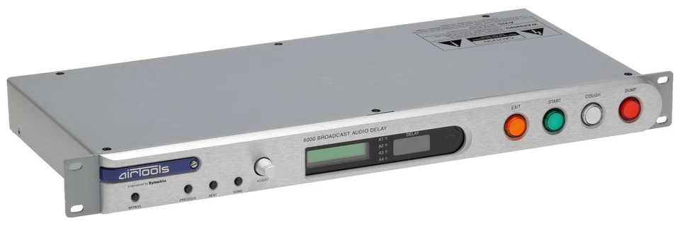 Symetrix Airtools 6000 Broadcast 40 Sec Profanity DUMP Button Delay XLR Balanced - Image 1 of 4