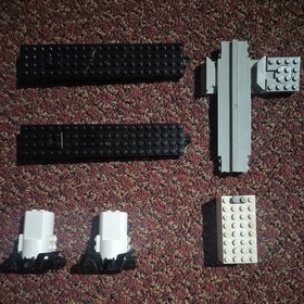 2 Vtg LEGO Monorail White Motor 9V Part 2684c01a Short Couplings + extra lot