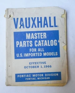 1966 PONTIAC VAUXHALL MASTER PARTS CATALOG MANUAL ALL MODELS  ORIGINAL - Bild 1 von 4