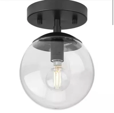 Progress Lighting P350234-31M Atwell Semi-Flush Mount Matte Black - Image 1 of 4