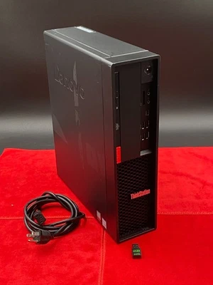 LENOVO THINKSTATION P330 SFF PC i5-8500 16GB RAM 250GB SSD WiFi WINDOWS 11 PRO - Image 1 of 4