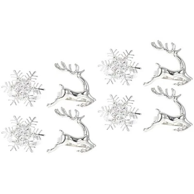  2 Count Einfache Serviettenringe Serviettenhalter Für Das Abendessen - Immagine 1 di 4