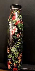 Manna Floral Stainless Steel Sports Water Bottle - Picture 1 of 5