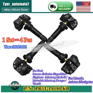 Set of 4 TPMS For FORD F-250/350 Super Duty Maverick E-Series 433MHz 2024-2029 - Picture 1 of 12