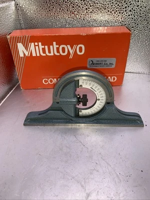 MITUTOYO 180-301 Combination Square Protractor Head NICE!! - Image 1 of 4