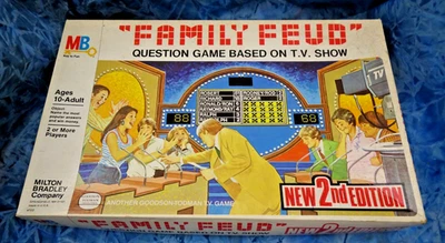 Vintage 1978 FAMILY FEUD Board Game 2nd Edition by Milton Bradley - COMPLETE - Image 1 of 4
