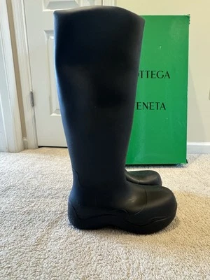 Bottega Veneta The Puddle High Rubber Boot black Size 43 Men’s - Image 1 of 4