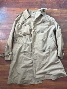Vintage Men’s Trench Coat Light Brigade London Weatherall Made In England Sz 38R - Picture 1 of 12