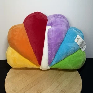 NBC PEACOCK Regenbogen Kissen 16 Zoll 2015 neu mit Etikett - Bild 1 von 4