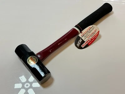 Plumb Tools USA 3lbs. / Agarre antideslizante de fibra de vidrio martillo trineo doble cara 48 oz Foto 1 de 4
