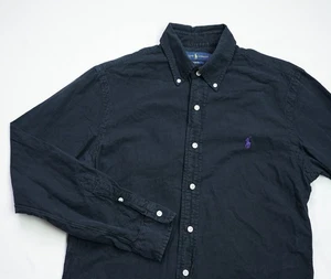 Ralph Lauren Button Shirt mens Long Sleeve top size M Medium Slim Fit COTTON - Picture 1 of 8