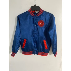 Disney Spider-Man Bomberjacke Jungen Gr. 7-8 blau Satin roter Besatz Comics Marvel - Bild 1 von 5