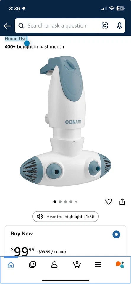 - Portable Bath Spa with Dual Hydro Jets for Tub -  Tub Creates Soothing Bubbles - Image 1 of 4