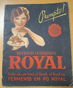 vintage Brasilian Cook Book and AD book (1938) Royal Baking Powder - Picture 1 of 5