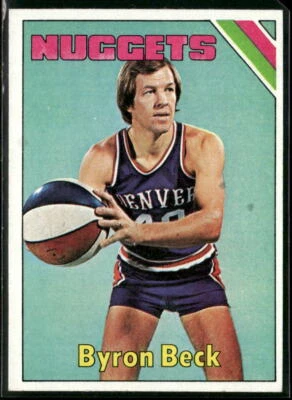 1975-76 Topps #258 Byron Beck - Near Mint or Better 3001828 - Image 1 of 2