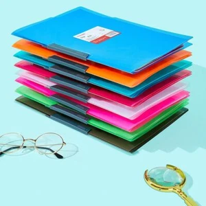 Transparent A4 Clipboard File Folder PP Plastic Document Bag - Picture 1 of 16