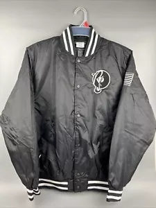 Holloway Vintage Black Bomber Jacket Jay-Z Clothing Brand 4:44 tour New Size S - Picture 1 of 13
