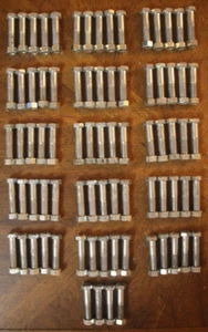 79 Midwest Fastener 3/8" x 2" Long Zinc Hex Bolts & Nuts. Fine Thread. Grade 5. - Picture 1 of 9