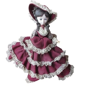 Muñeca Bradley Vintage 15" Victoriana - Felicia - Hecha en Corea - Imagen 1 de 9