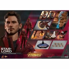 1/6 Avengers 3 Infinity War Star Lord Chris Pratt Figure MMS539 Hot Toys BROWN B